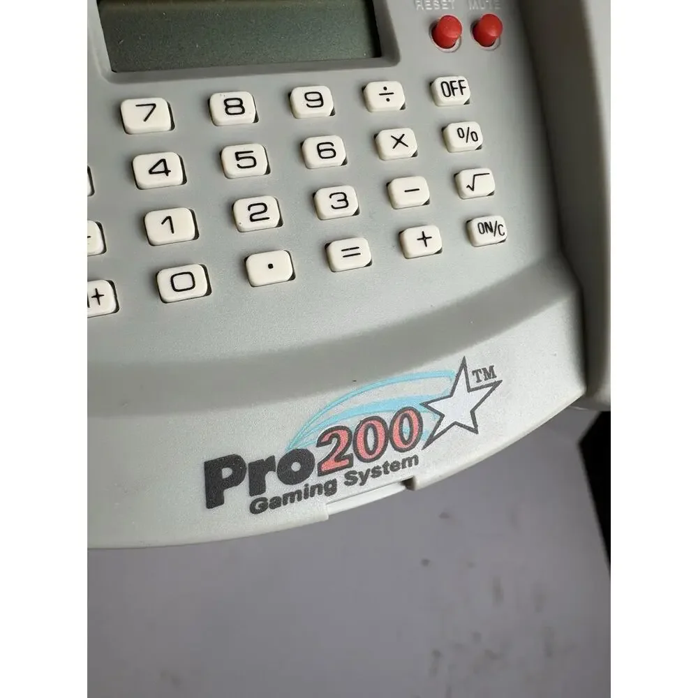 ProTech Pro 200 Gaming System Handheld Console Tetris Retro Game Tested Works